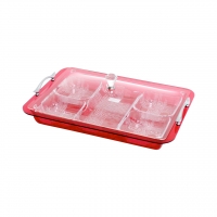 Rectanglets Snacks Rectangular Premium Snack Dish | U-Need