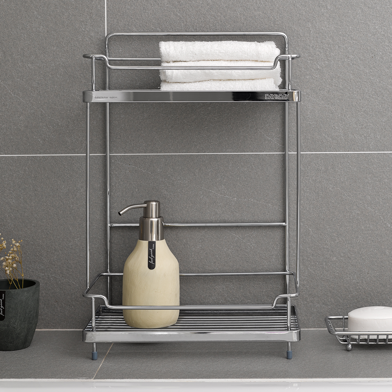 2 Tier Wall-Mounted Rack | U-Need