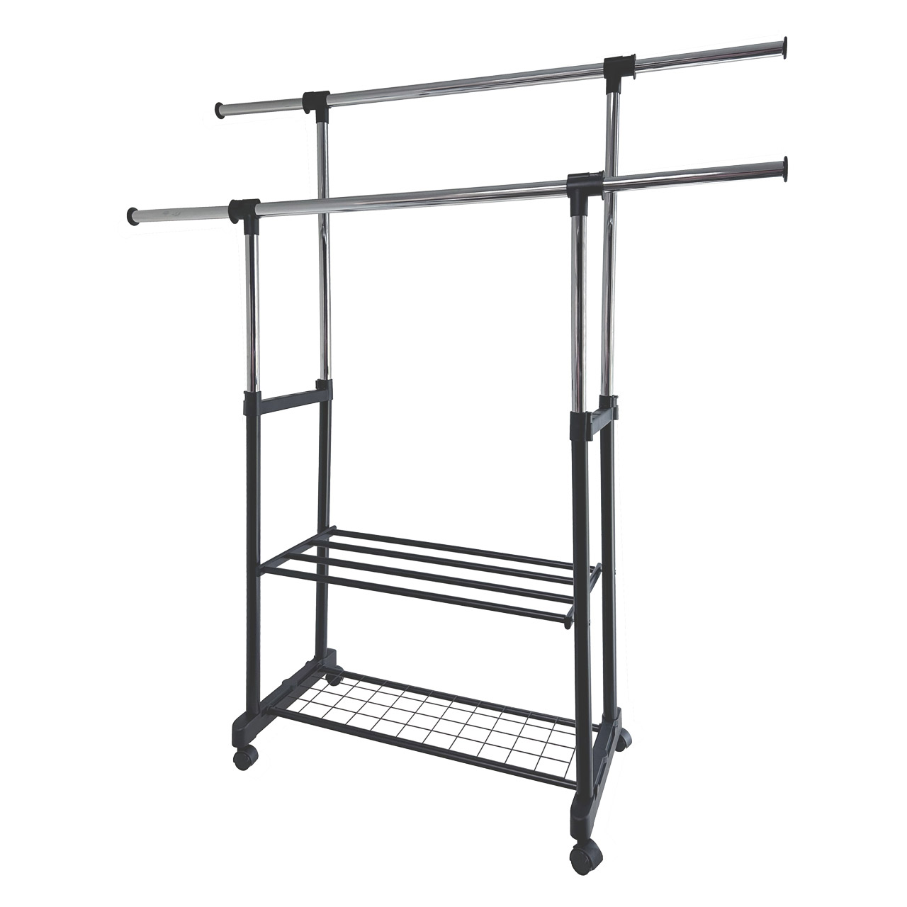 Garment Rack Extendable Extendable Double Garment Rack | U-Need